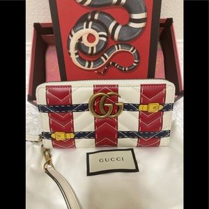 ❤️🤍💛Gucci Matelasse TrompeL’Oeil Marmont 💛🤍❤️